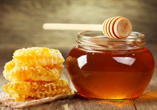 Баночка мёда и соты