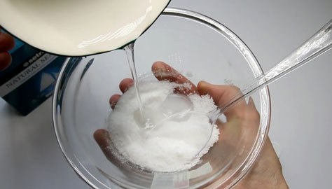 Приготовление пилинга из соли